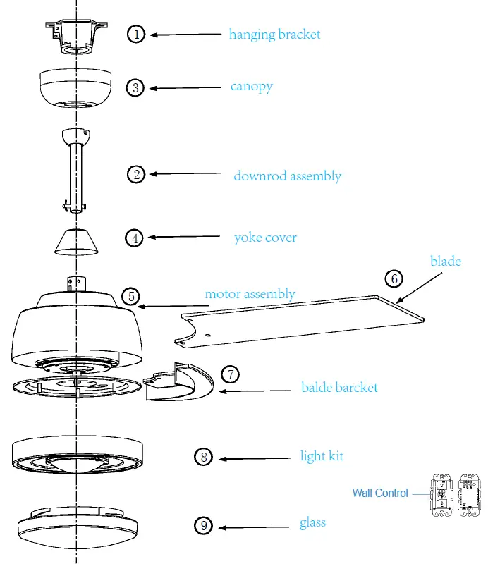 CARRO-WGS-523A1L-52 Inch-3-Blade-Smart-Ceiling-Fan-fig- (3)