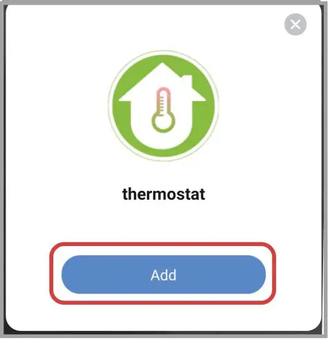 Connect the thermostat