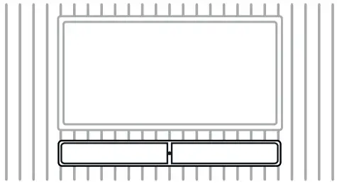 BLUESOUND Pulse Soundbar 2i Wireless Streaming Multi-Room Sound - WALL MOUNT