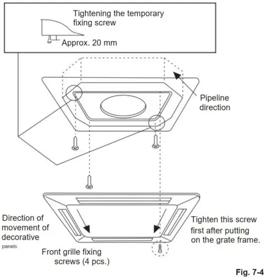 FIG 38 Installing the decorative panel The decorative.JPG