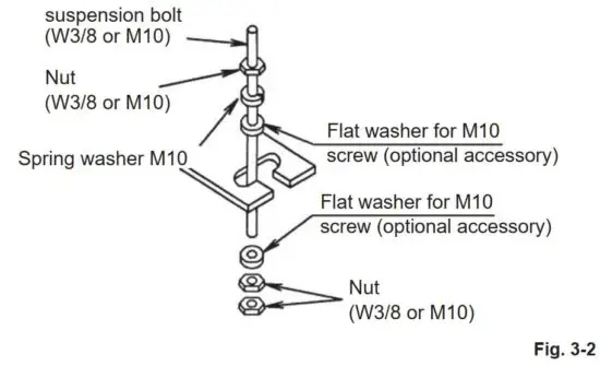 FIG 7 Positions of air conditioner case and ceiling surface.JPG