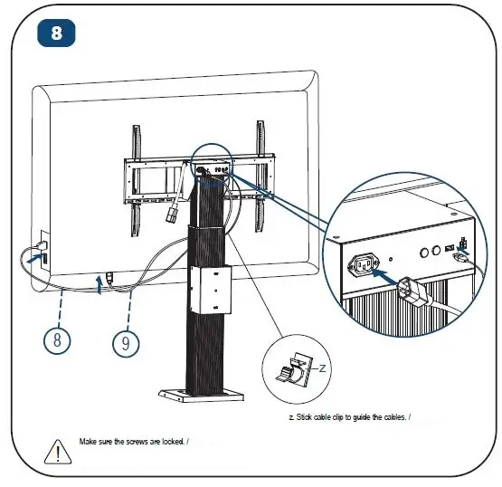 iiyama-MD-WLIFT1021-B1-Single-Column-Electric-Lift-Stand-fig 14