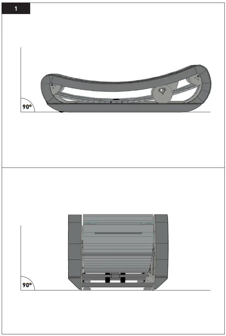 SPRINTBOK SP0120 NOHrD Curved Manual Treadmill - fig 2