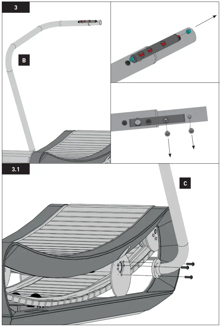 SPRINTBOK SP0120 NOHrD Curved Manual Treadmill - fig4