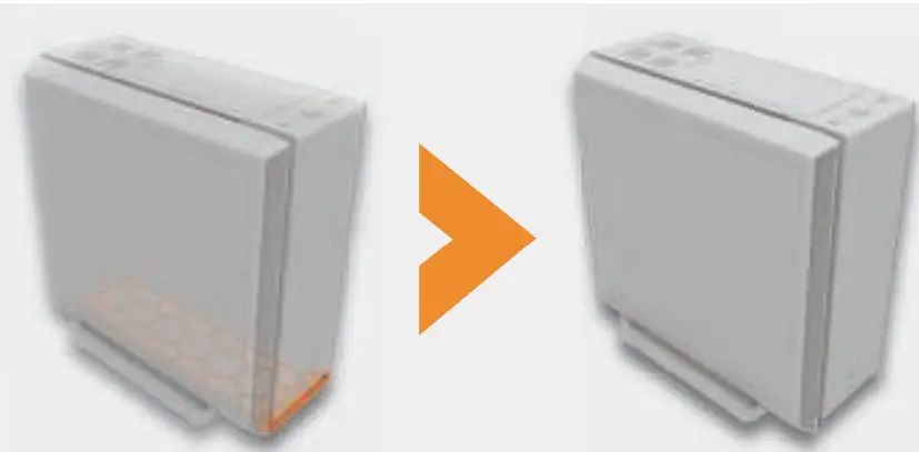 REMOVING THE BOTTOM DUST FILTER