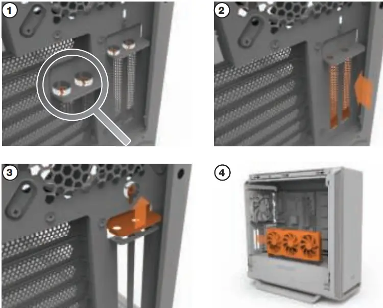 INSTALLING A GRAPHICS CARD VERTICALLY
