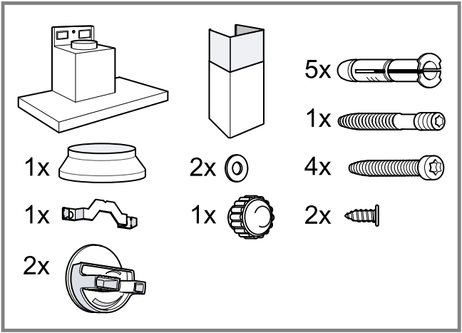BOSCH DWB97CM50B Extractor Hood - fig 3