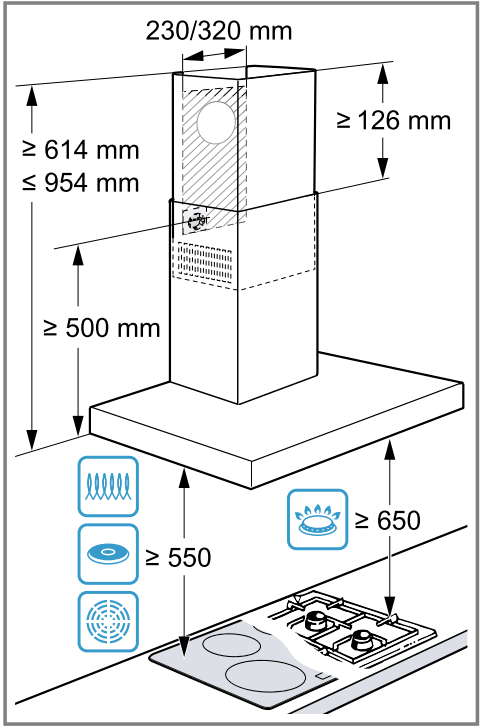 BOSCH DWB97CM50B Extractor Hood - fig 4