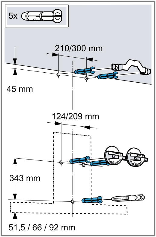 BOSCH DWB97CM50B Extractor Hood - fig 6