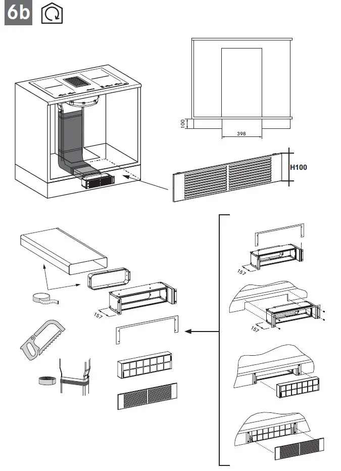 FRANKE-FMY 839-HI Mythos 2gether-Hob-Extractor-15