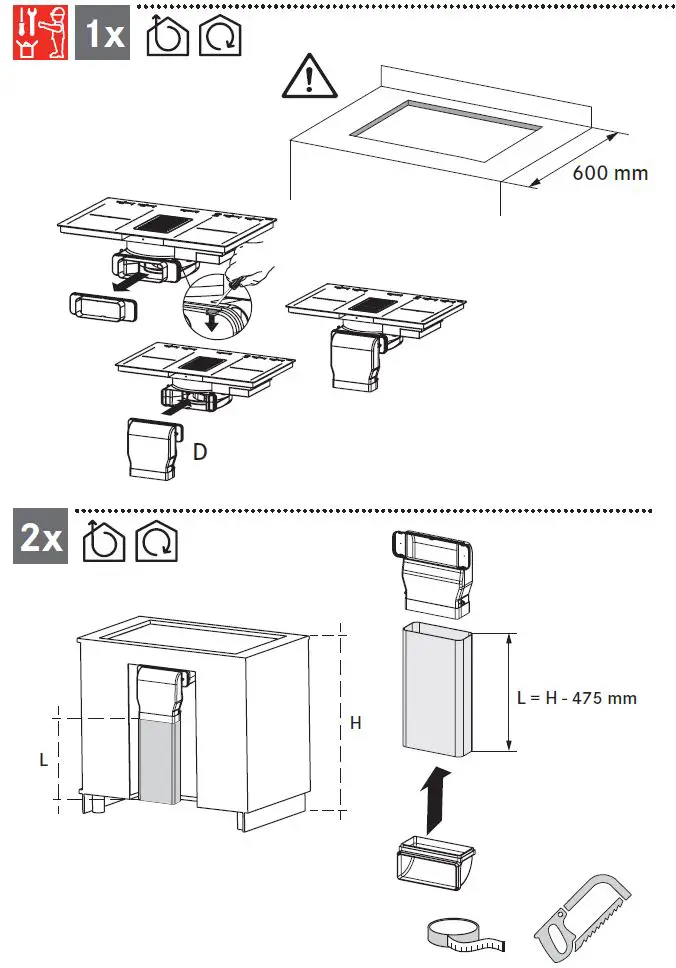 FRANKE-FMY 839-HI Mythos 2gether-Hob-Extractor-8