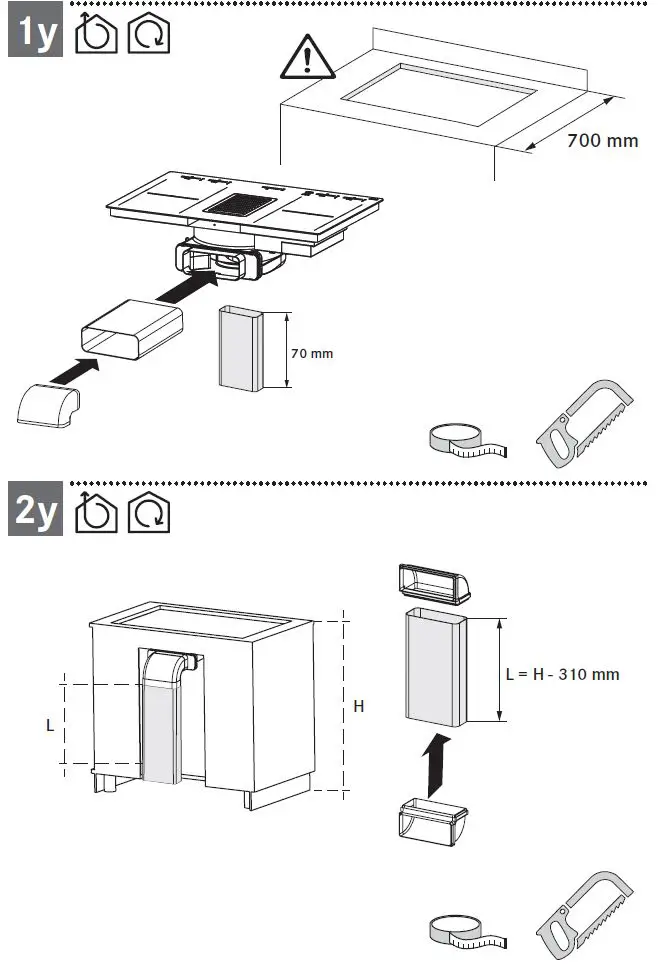 FRANKE-FMY 839-HI Mythos 2gether-Hob-Extractor-9
