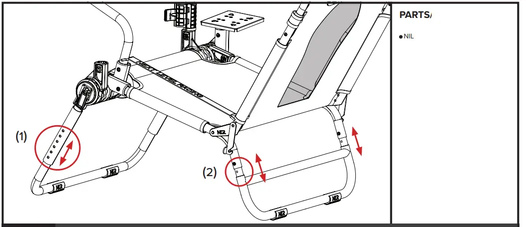Next Level Racing NLR S026 GT Lite Cockpit PlayStation Edition - fig24