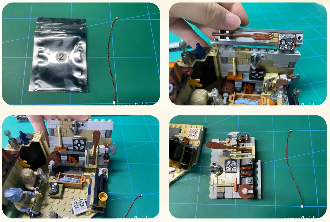 GAME OF BRICKS 76200 Light Kit for Bro Thor’s New Asgard - Fig 2