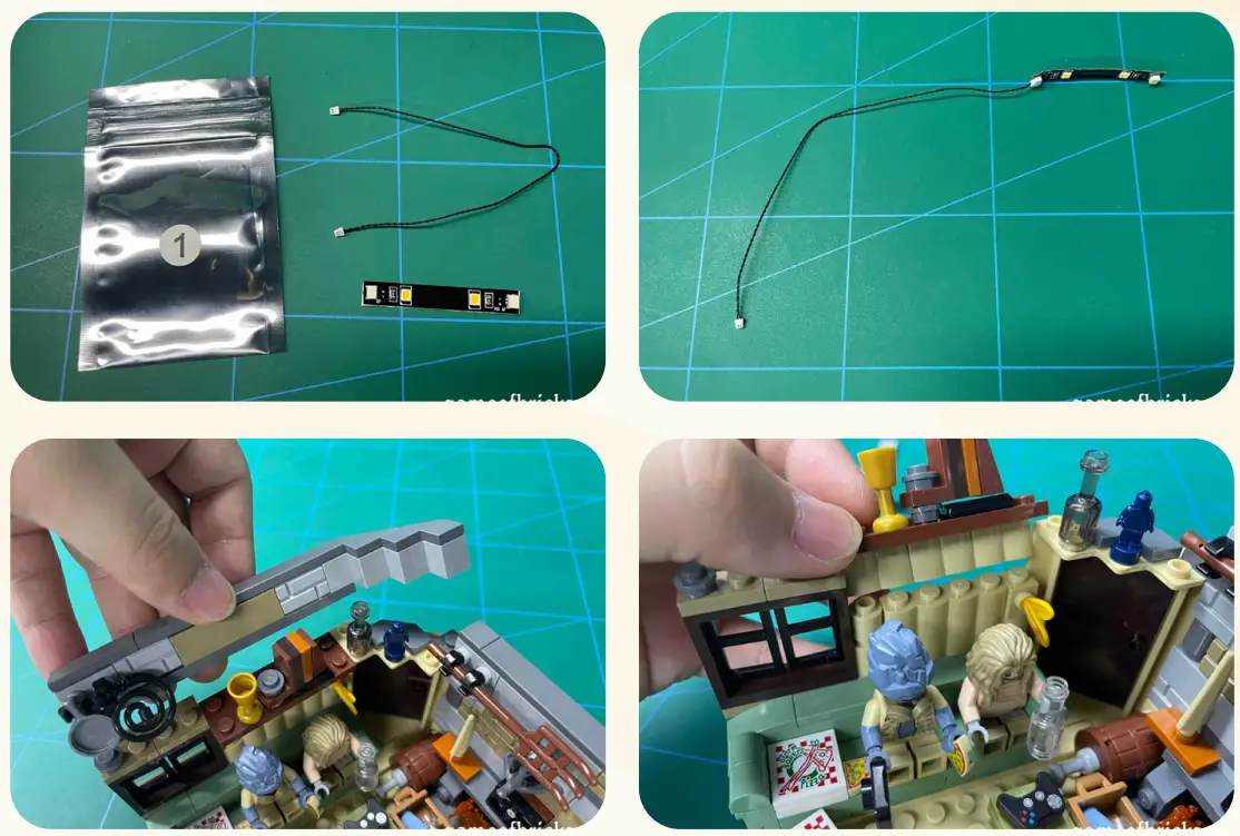 GAME OF BRICKS 76200 Light Kit for Bro Thor’s New Asgard - Fig