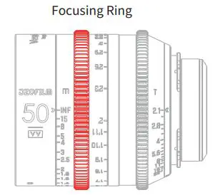 DZOFILM Vespid Prime Cine Lens User Manual - Focus Control