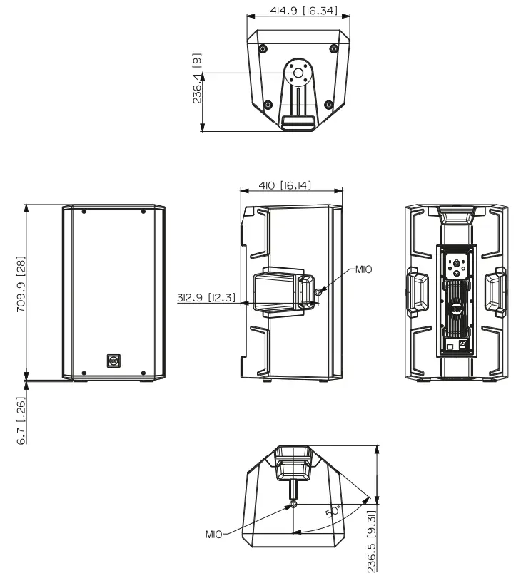 RCF ART 910-AX Professional Active Bluetooth Speakers - fig 12