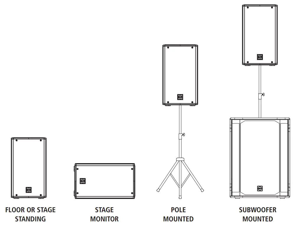 RCF ART 910-AX Professional Active Bluetooth Speakers - fig 6