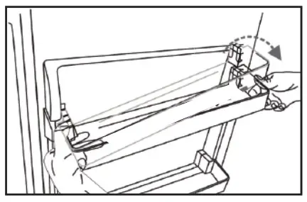 Pelgrim PKO3082 Undercounter Refrigerator - Door