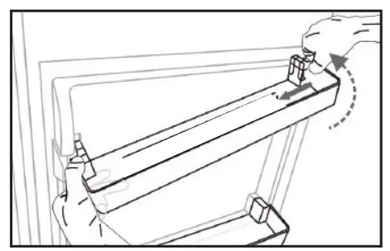 Pelgrim PKO3082 Undercounter Refrigerator - Door1