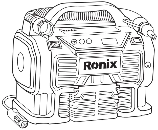 Ronix RH 4261B Mini Digital Air Compressor