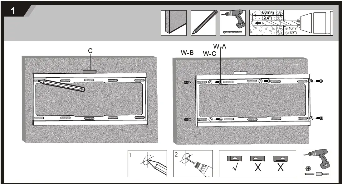 PureMounts-PM-BT600-Tilt-Wall-Mount-fig-2