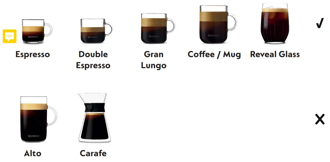 NESPRESSO VERTUO POP+ Coffee Machine - ACCESSORIES