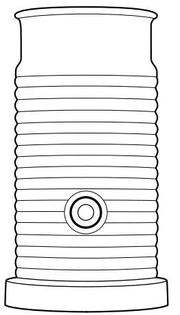 NESPRESSO VERTUO POP+ Coffee Machine - Aeroccino