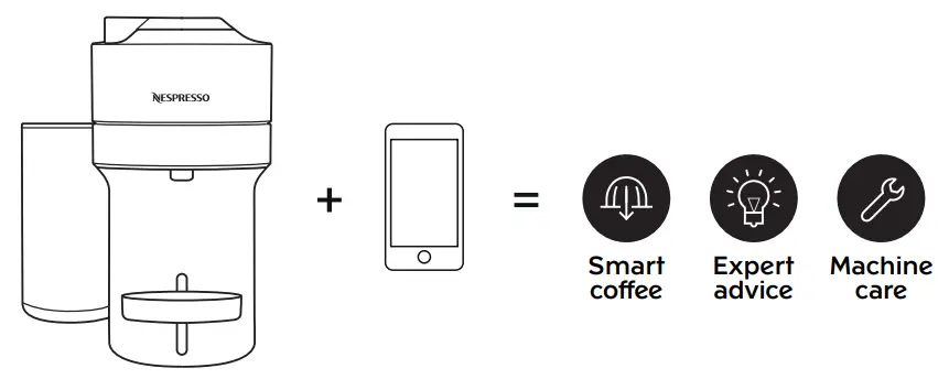 NESPRESSO VERTUO POP+ Coffee Machine - CONNECTIVITY