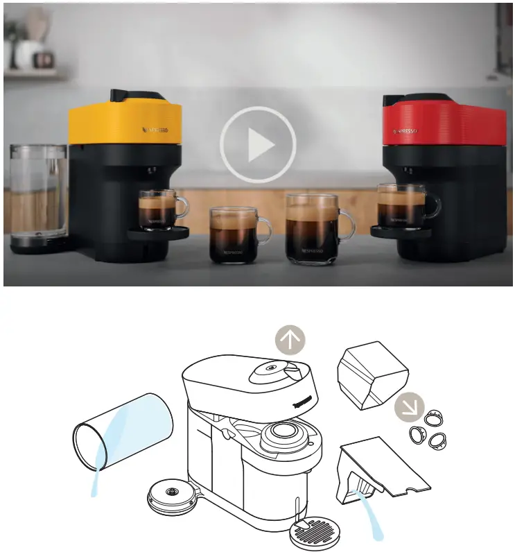 NESPRESSO VERTUO POP+ Coffee Machine - VERTUO 5