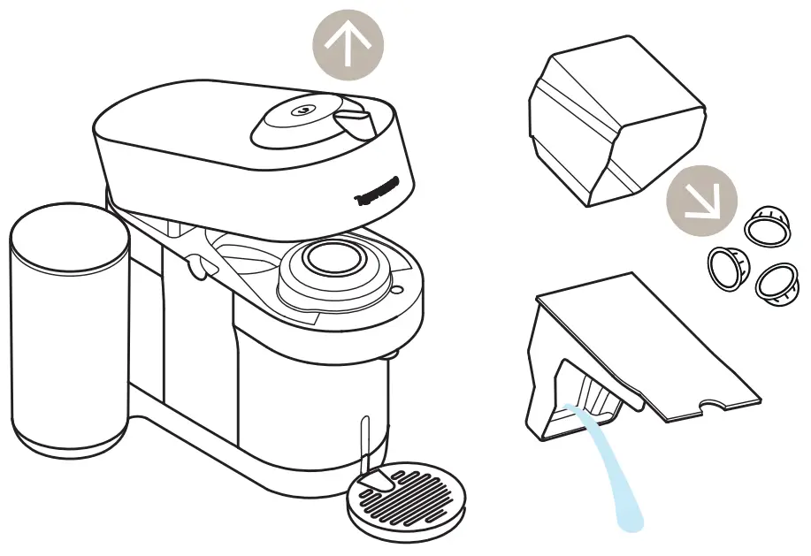 NESPRESSO VERTUO POP+ Coffee Machine - descaling