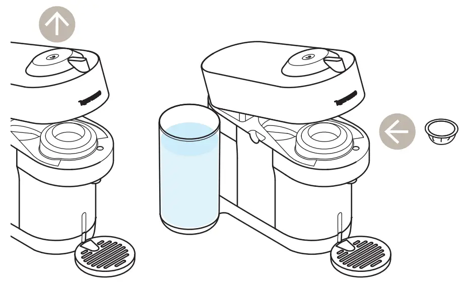 NESPRESSO VERTUO POP+ Coffee Machine - potable water