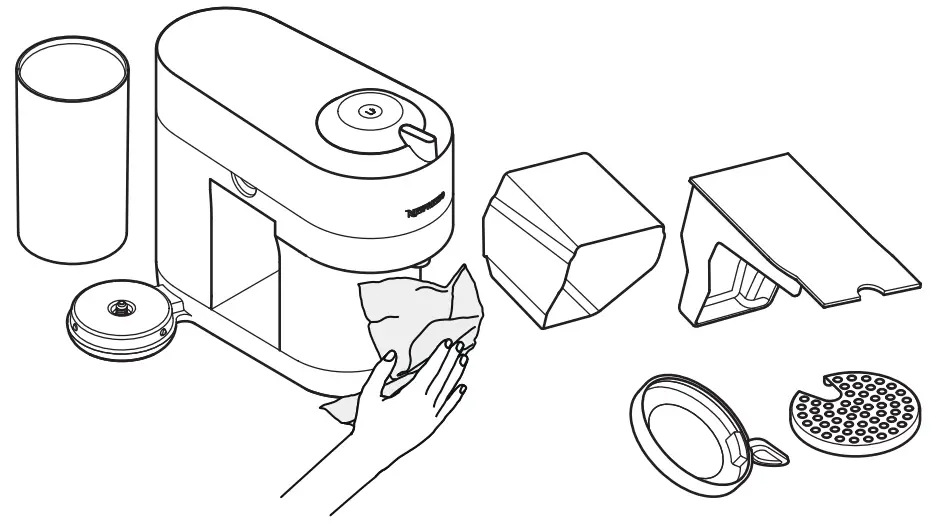 NESPRESSO VERTUO POP+ Coffee Machine - solvent