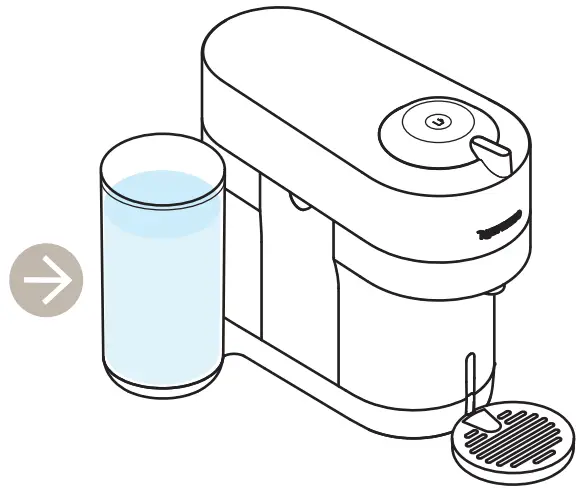 NESPRESSO VERTUO POP+ Coffee Machine - water tank 2