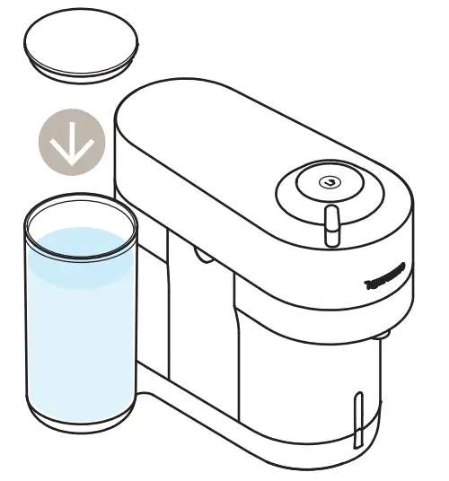 NESPRESSO VERTUO POP+ Coffee Machine - water tank