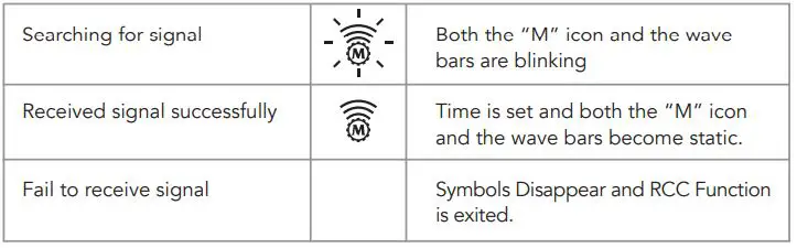 Marathon Radio-controlled wall desk clock weather station with 3 wireless outdoor sensors User Manual - DCF time signal reception