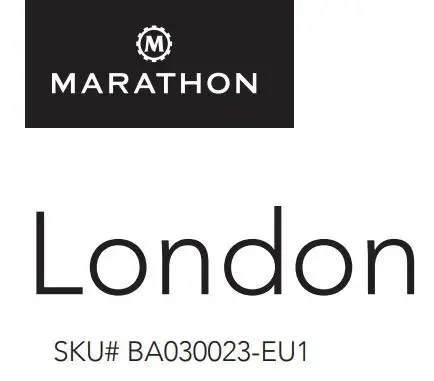 Marathon Radio-controlled wall desk clock weather station with 3 wireless outdoor sensors User Manual