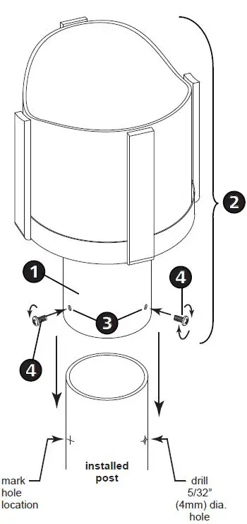 HINKLEY-2101-Walker-20-Inch-Tall-3-Light-Outdoor-Post-Lamp-FIG 2