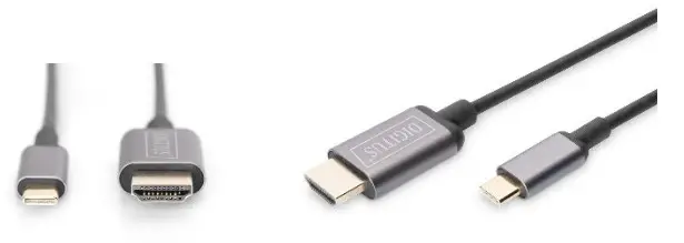 DIGITUS DA-70821 USB-C HDMI Video Adapter Cable UHD 4K - Example of use