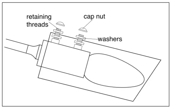 JOHN LEWIS Limbo 3lt Semi Flush -FIG 3