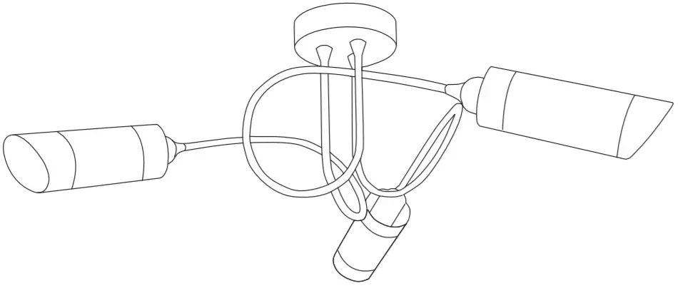 JOHN LEWIS Limbo 3lt Semi Flush -ICON