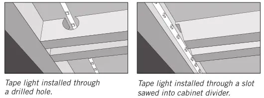 Armacost RGB RibbonFlex LED Accent Lighting - Continuous run mounting of LED