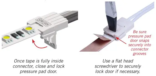 Armacost RGB RibbonFlex LED Accent Lighting - Installing SureLock Connectors 2