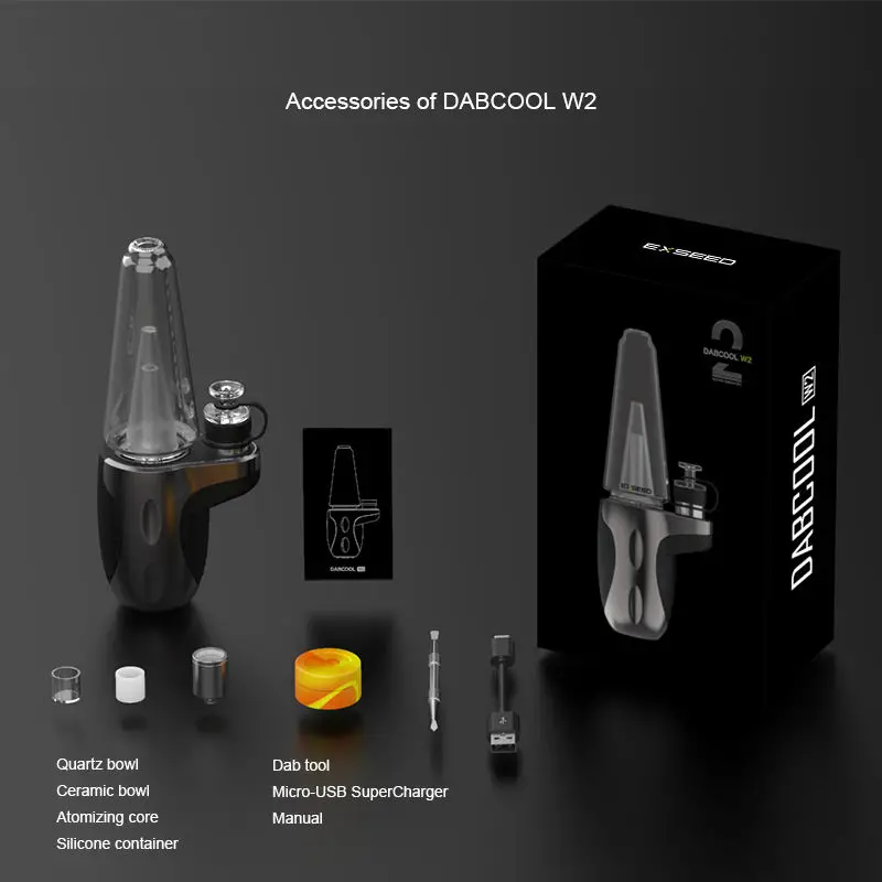 EXSEED E-DBCOL-W2 Dabcool W2 Second Generation Electric Dab Rig E-Rig Gunmetal fig10