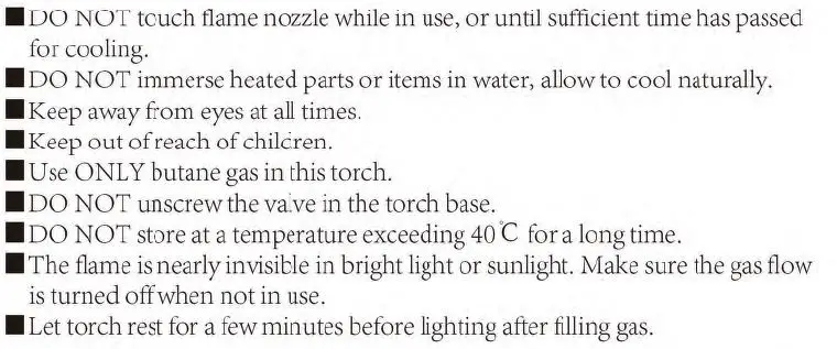 GAS TORCH GF-905 Micro Torch for Cooking fig5