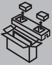 TOSHIBA 32V35KU 32 Inch Fire TV - carton box
