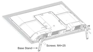 TOSHIBA 32V35KU 32 Inch Fire TV - tv stand