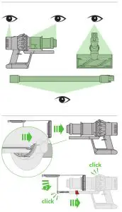dyson SV12 Big Body and Cyclone Vacuum Cleaner--Looking for blockagess