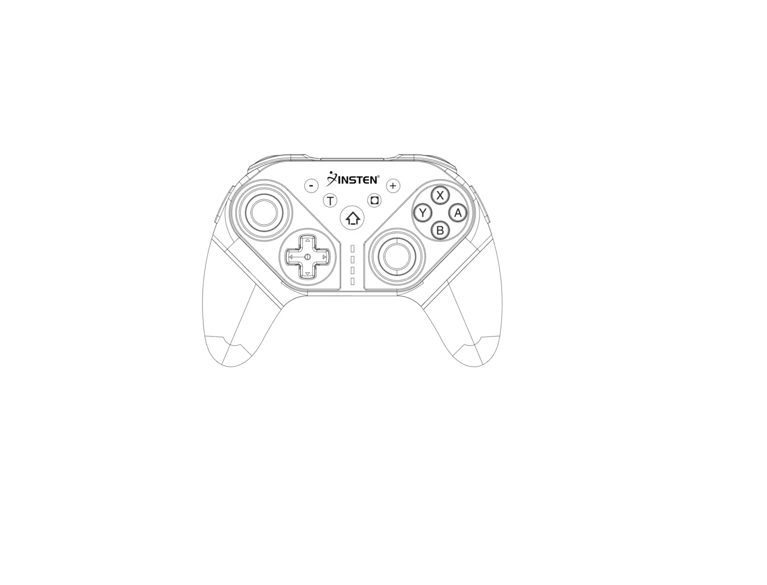 Insten Sw038 Wireless Controller With Colorful Lights User Manual