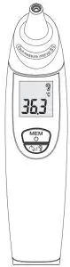 TRULY TET 351 Clinical Infrared Thermometers